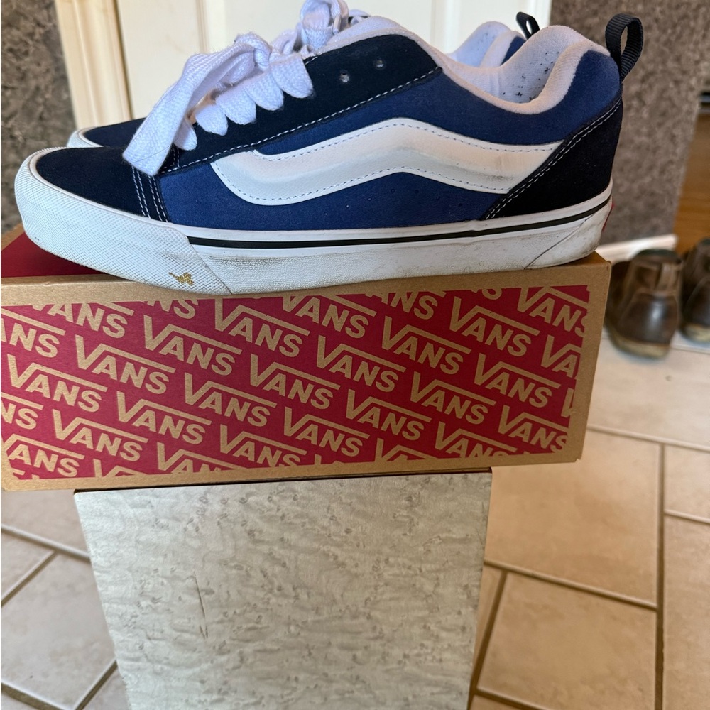Vans Blue and White Sneakers